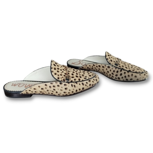 Sam Edelman Leopard Calf Hair Linnie Bit Mule - Blogger Favorite - Picture 3 of 10